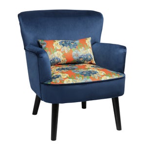 Flora Print Seat Armchair