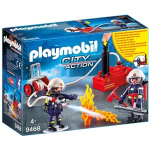 Playmobil City Action Feuerwehrleute mit Wasserpumpe (9468)