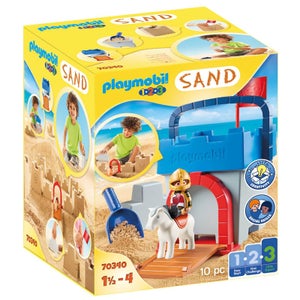 Playmobil Cubo de arena del castillo del caballero para mayores de 18 meses (70340)
