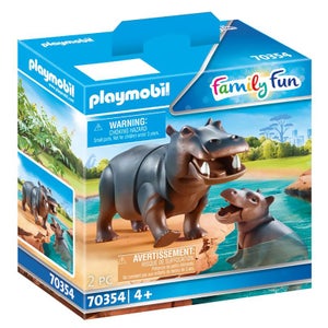 Playmobil Family Fun Hippo with Calf (70354)