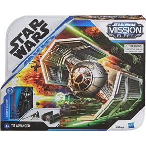 Hasbro Star Wars Mission Fleet Stellar Class Darth Vader TIE Advanced Action Figure