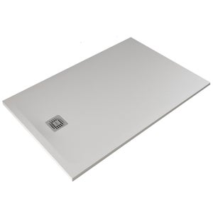 RAK Slate White Shower Tray  - 1400x900mm