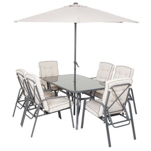 Garden Table And Chairs Metal Rattan Sets Homebase