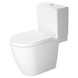 Duravit ME by Starck White Open Back Close Coupled Toilet