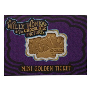 DUST! Willy Wonka Mini Golden Ticket Ingot Zavvi Exclusive