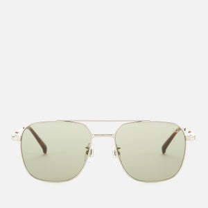 Dunhill Men's Metal Frame Sunglasses - Silver/Green