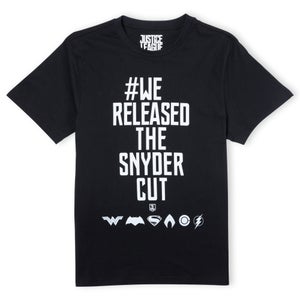 Justice League We Released The Snyder Cut Unisex T-Shirt - Black