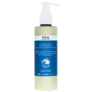 REN Clean Skincare Body Ocean Plastic Edition Atlantic Kelp and Magnesium Anti-Fatigue Body Cream 200ml / 6.8 fl.oz.