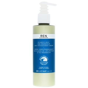 REN Clean Skincare Body  Ocean Plastic Edition Atlantic Kelp and Magnesium Anti-Fatigue Body Cream 200ml / 6.8 fl.oz.