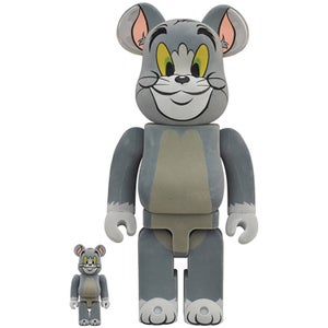 Medicom Tom & Jerry Flocky Tom 100% X 400% Be@rbrick 2-pack