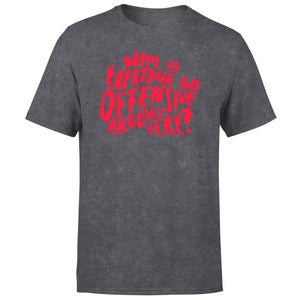 Conker Why Is Everyone So Offensive Around Here? Unisex T-Shirt - Black Acid Wash