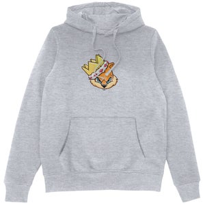 Conker Face Unisex Hoodie - Grey