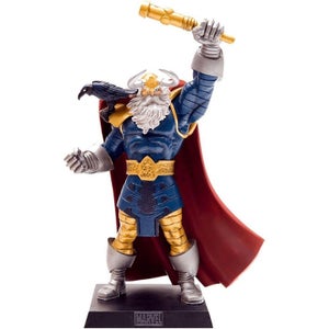 Eaglemoss Marvel Thor's Odin Deluxe Figura a escala de 6 pulgadas