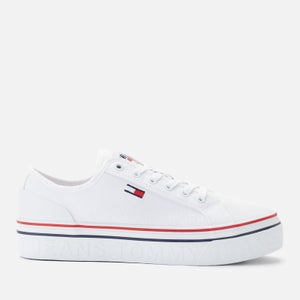 Tommy Jeans Women's Vulcanised Flatform Trainers - White