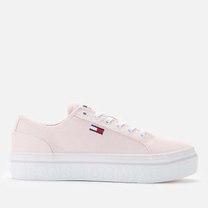 Tommy Jeans Women's Vulcanised Flatform Trainers - Light Pink