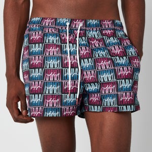 Tommy Hilfiger Men's All Over Print Medium Swim Shorts - Tommy Print
