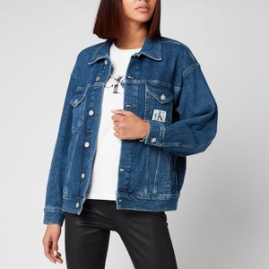 Calvin Klein Jeans Women's Dad Denim Jacket - Denim Medium