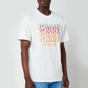 Tommy Jeans Men's Repeat Logo T-Shirt - White