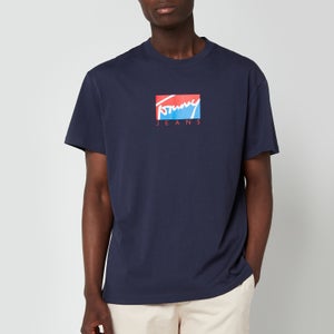 Tommy Jeans Men's Block Graphic T-Shirt - Twilight Navy