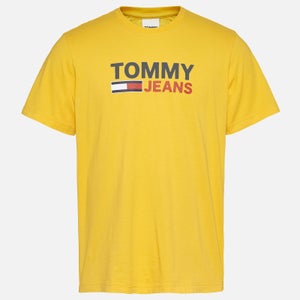 Tommy Jeans Men's Corp Logo T-Shirt - Pollen
