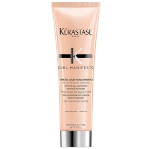 Kérastase Curl Manifesto Crème De Jour Fondamentale: Daily Moisturizing Free-Reducing Leave-In Treatment 150ml