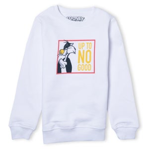 Looney Tunes Up To No Good Kids' Sweatshirt - White