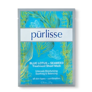 Purlisse Blue Lotus + Seaweed Treatment Sheet Mask