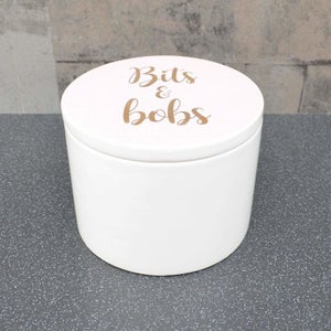 Pink And Rose Gold Trinket Box