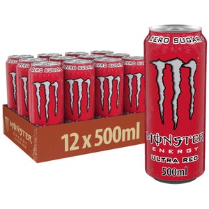 Monster Ultra Red 12 x 500ml