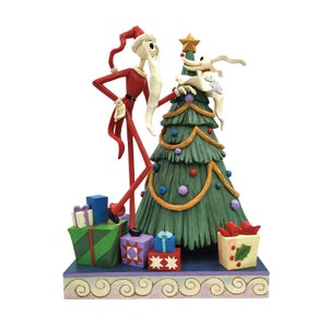 Disney Traditions Santa Jack With Zero Fig