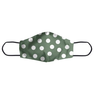 Khaki Polka Dots Face Mask