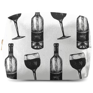 Red Wine And Bottle Wash Bag
