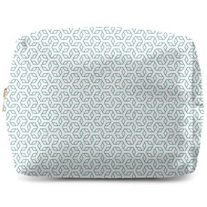 Linear Hexagon Wash Bag