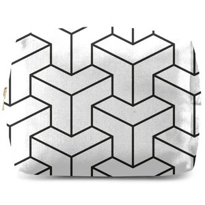3D Cubes Wash Bag