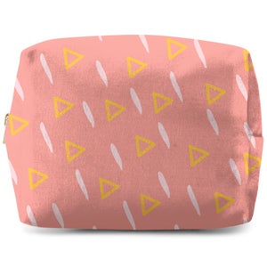 Lines And Triangles Wash Bag