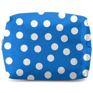 Blue Polka Dots Wash Bag
