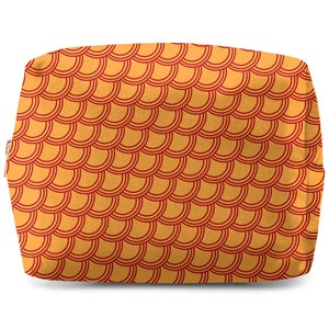 Chinese Pattern Yellow & Red Wash Bag