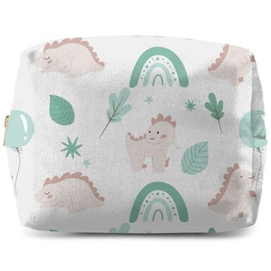 Dusty Pink Dino Wash Bag