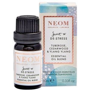 Neom Wellbeing London Scent To Make You Happy Tuberose & Cedarwood & Ylang Ylang Essential Oil Blend 10ml