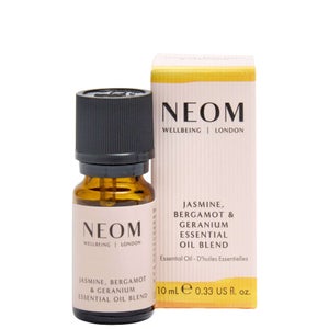 Neom Wellbeing London Scent To Make You Happy Jasmine & Bergamot & Geranium Essential Oil Blend 10ml
