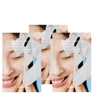 COSRX Triple Hyaluronic Water Wave Sheet Mask (Pack of 3)