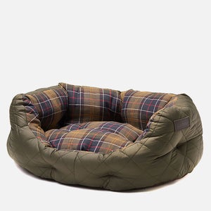 Barbour Quilted Dog Bed 24 Inches - Classic/Olive