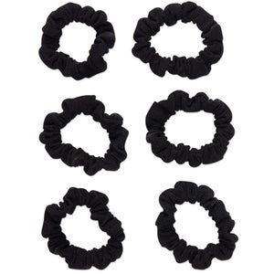 Conair Small Black Scrunchies Pack (Pack of 6)