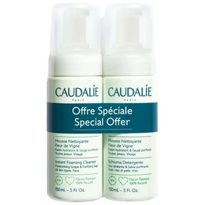 Caudalie Face Vinoclean Instant Foaming Cleanser 150ml x 2 (Worth £36)