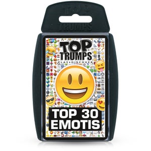 Top Trumps Card Game - Emotis Top 30 Edition