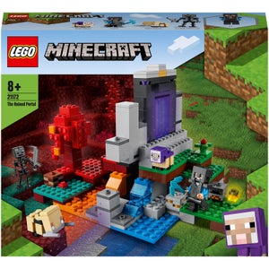 LEGO Minecraft: The Ruined Portal Building Set for Kids (21172)