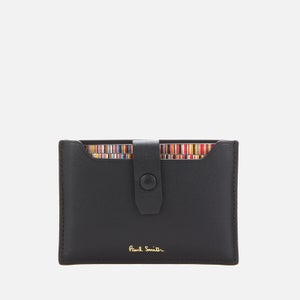PS Paul Smith Men's Pull Out Signature Stripe Wallet - Black