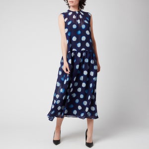 PS Paul Smith Women's Tagliatelle Spot Dress - Blue