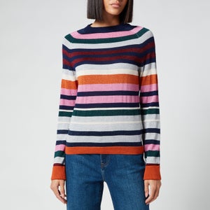 PS Paul Smith Women's Knitted Pullover Crew Neck Jumper - Multi