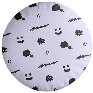 Decorsome Scribbler Round Cushion